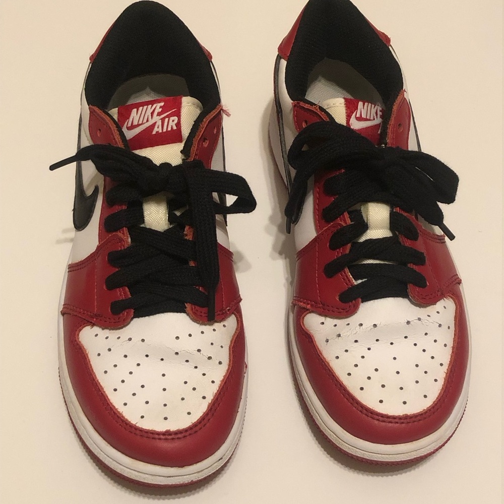 AIR JORDAN 1 RETRO LOW OG CHICAGO 705329-600 SIZE 7 00193162474154 I 2018